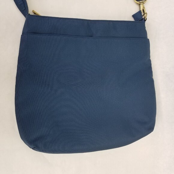 Travelon Bag Women's Navy Quilted Crossbody Purse Messenger Anti-Theft RFID - Picture 6 of 16